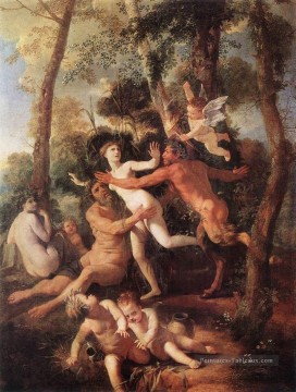 Pan Syrinx classique peintre Nicolas Poussin Peinture à l'huile